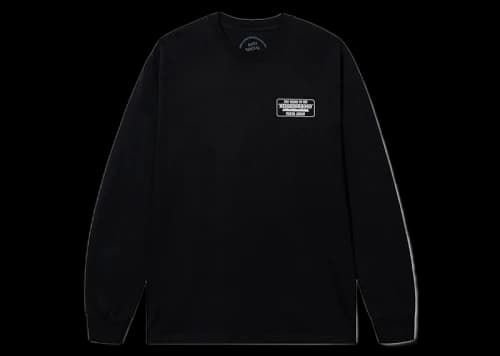 Anti Social Social Club x Neighborhood Plaque L/S Tee Black