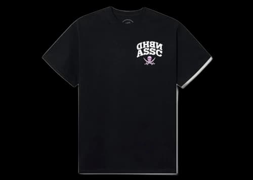 Anti Social Social Club x Neighborhood Reverse Pink Logo Tee Black