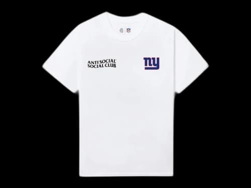 Anti Social Social Club x New York Giants Team Tee White