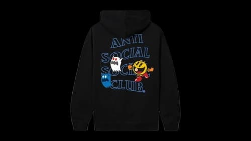 Anti Social Social Club x PAC-MAN Run Run Hoodie Black
