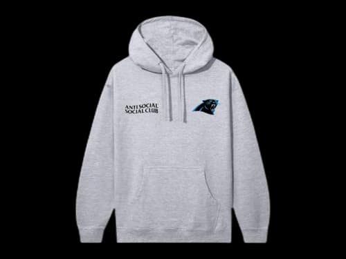Anti Social Social Club x Panthers Team Hoodie Grey