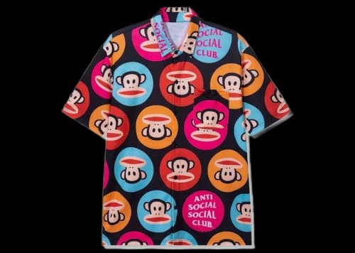 Anti Social Social Club x Paul Frank Button Up Multicolor