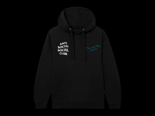 Anti Social Social Club x Philadelphia Eagles Impact Hoodie Black