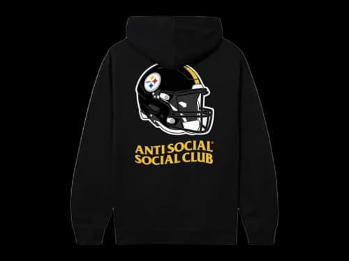 Anti Social Social Club x Pittsburgh Steelers Impact Hoodie Black