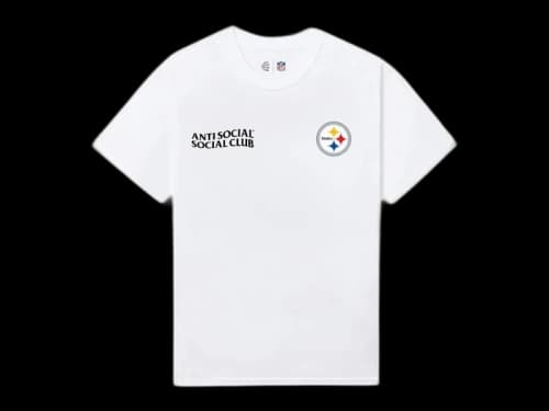 Anti Social Social Club x Pittsburgh Steelers Team Tee White