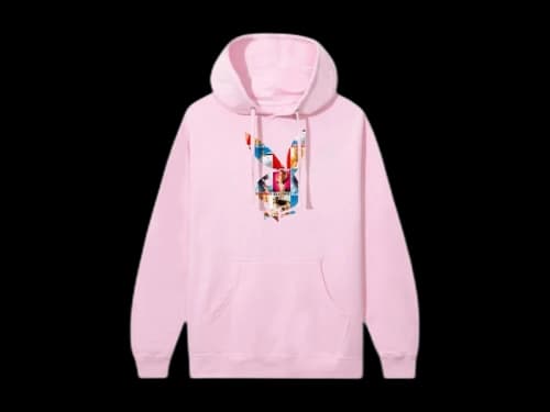 Anti Social Social Club x Playboy Of The Year Hoodie Light Pink