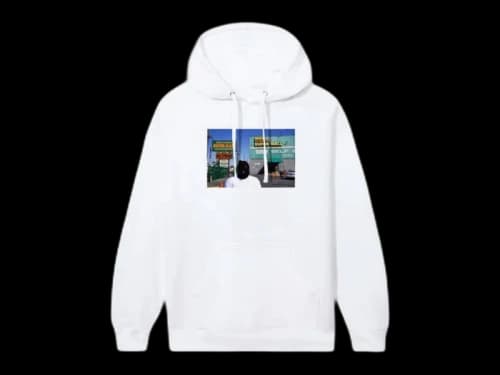 Anti Social Social Club x Polo Cutty Slauson Superman Hoodie White