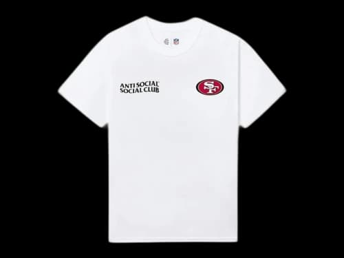 Anti Social Social Club x San Francisco 49ers Team Tee White