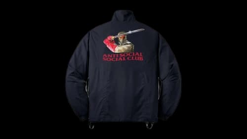 Anti Social Social Club x Shinobi Revenge Windbreaker Black