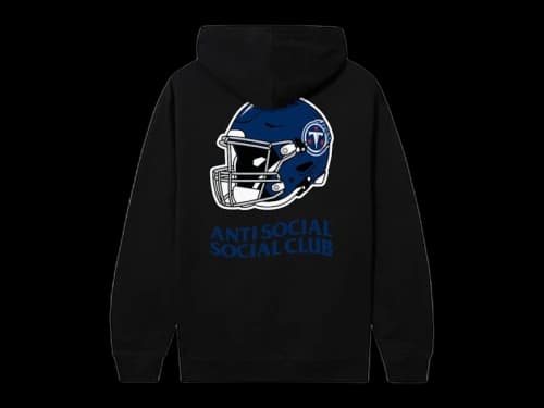 Anti Social Social Club x Tennessee Titans Impact Hoodie Black