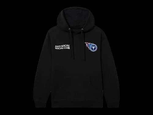 Anti Social Social Club x Tennessee Titans Team Hoodie Black