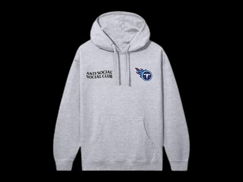 Anti Social Social Club x Tennessee Titans Team Hoodie Grey