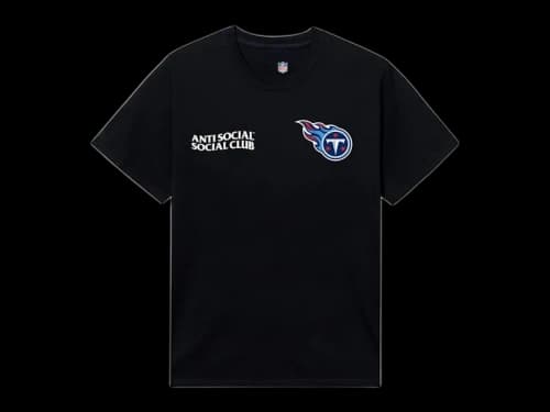 Anti Social Social Club x Tennessee Titans Team Tee Black