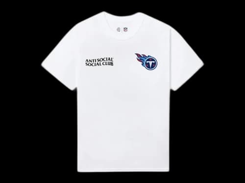 Anti Social Social Club x Tennessee Titans Team Tee White