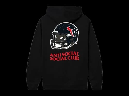 Anti Social Social Club x Texans Impact Hoodie Black