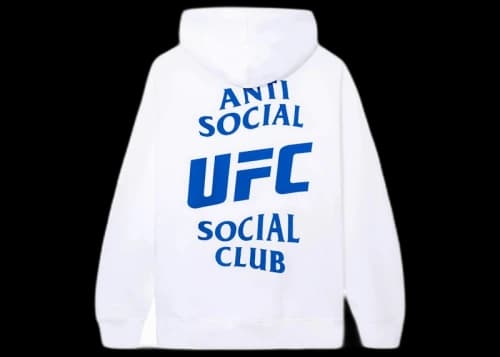 Anti Social Social Club x UFC Self-Titled Hoodie White