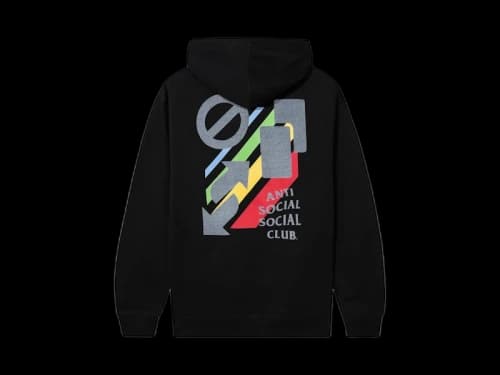 Anti Social Social Club x UNO Wild Reflective Hoodie Black