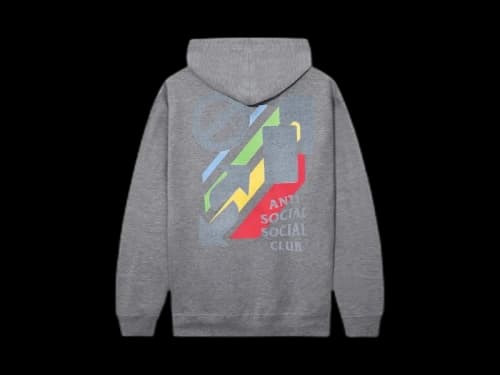 Anti Social Social Club x UNO Wild Reflective Hoodie Gunmetal Heather