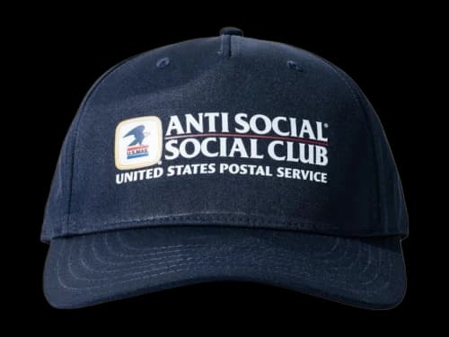 Anti Social Social Club x USPS Priority Hat Blue