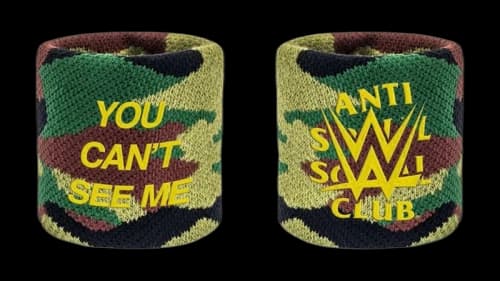 Anti Social Social Club x WWE You Can't See Me Sweatbands Camo