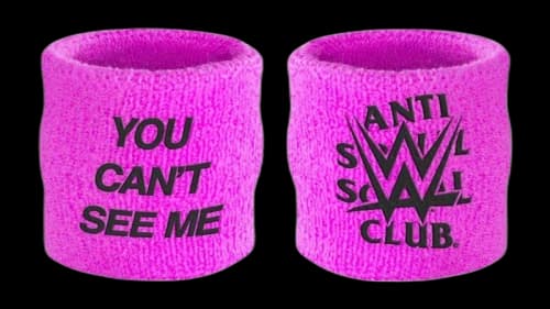 Anti Social Social Club x WWE You Can't See Me Sweatbands Pink