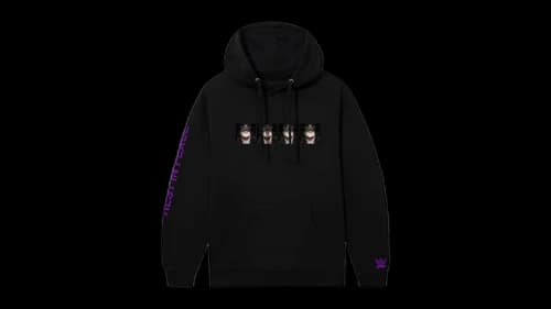 Anti Social Social Club x WWE You Will Rest In Peace Hoodie Black