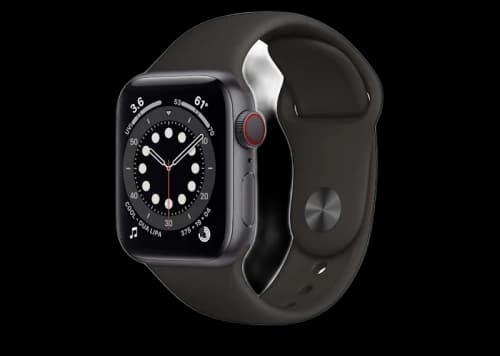 Apple Watch Series 6 GPS + Cellular 40mm Space Gray Aluminum with Black Sport Band A2375 (EU/Asia)