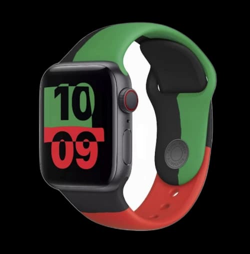 Apple Watch Series 6 GPS + Cellular 44mm Black Unity Aluminum with Black Unity Sport Band A2294