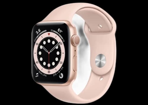 Apple Watch Series 6 GPS + Cellular 44mm Gold Aluminum with Pink Sand Sport Band A2376 (EU/Asia)