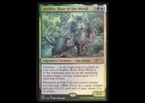 Arahbo, Roar of the World (Foil) Secret Lair Drop Series Mythic #25 (Ungraded)