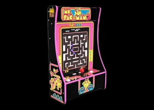 Arcade1UP Ms. Pac-Man 40th Anniversary Black Edition (10 Games) Party-Cade