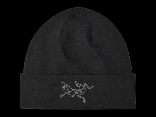 Arc'teryx Embroidered Bird Toque Beanie Black