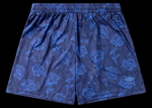Aries x Umbro Roses Football Shorts Blue