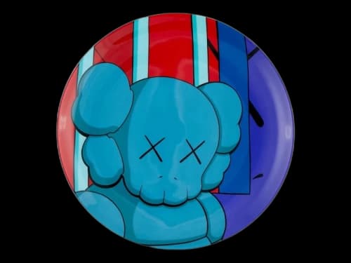 Artist Plate Project KAWS Brighter Days Ahead 2023 Plate (Edition of 250)