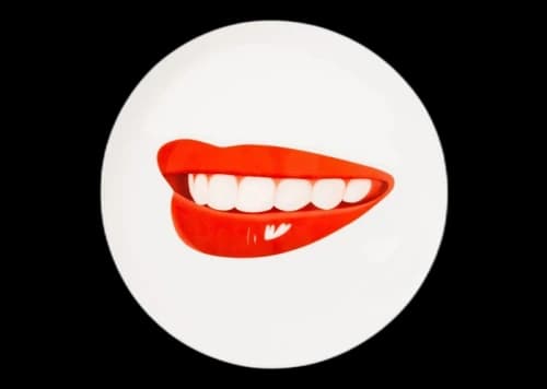 Artist Plate Project x Tom Wesselmann Mouth #2 Plate (Edition of 250)
