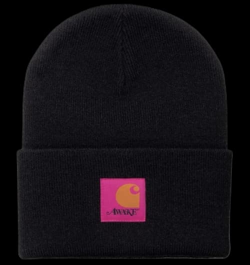 Awake x Carhartt WIP Beanie Black