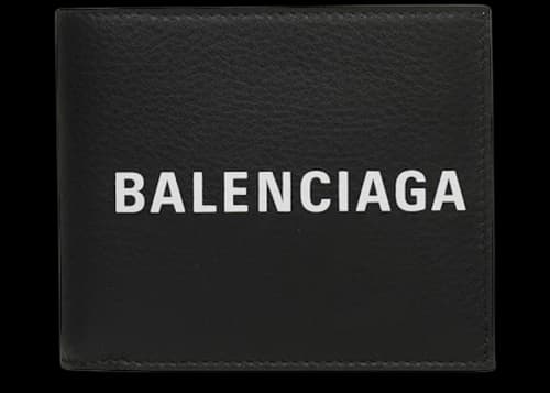 Balenciaga Everyday Square Wallet Black/White