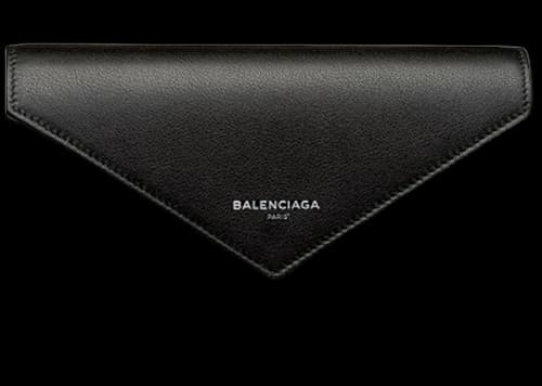 Balenciaga Papier Money Zip Around Black