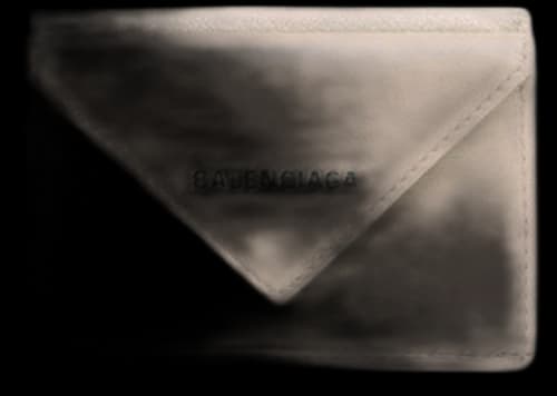 Balenciaga Papier Wallet Mini Beige Tapioca