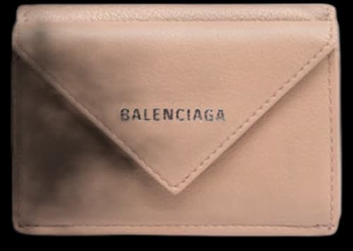 Balenciaga Papier Wallet Mini Rose Des Sables