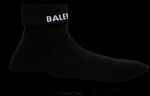 Balenciaga Speed Trainer Black White Volt