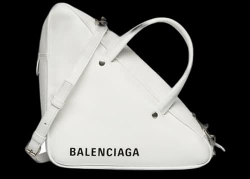 Balenciaga Triangle Duffle S White
