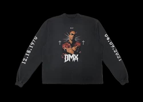 Balenciaga x Yeezy DMX, A Tribute Longsleeve T-Shirt Faded Black