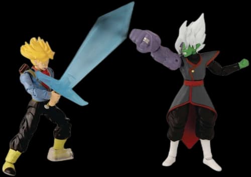 Bandai America Dragon Ball Dragon Stars Future Trunks vs. Fusion Zamasu Action Figure 2-Pack