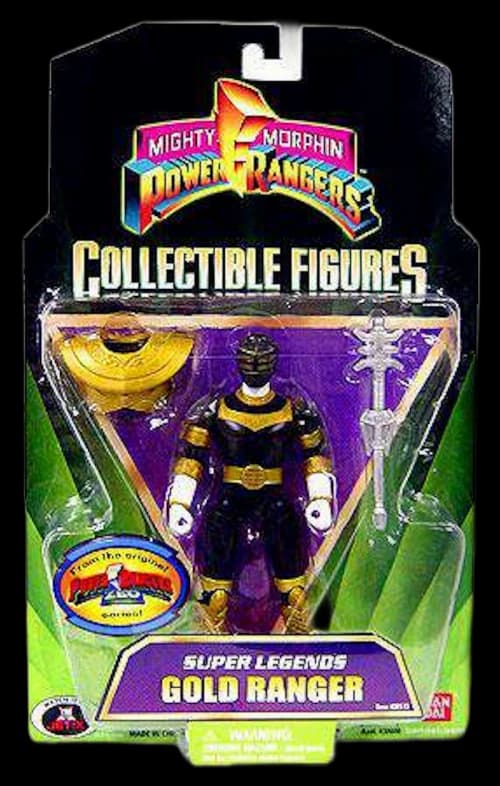 Bandai America Power Rangers Collectible Figures Super Legends Gold Ranger Action Figure