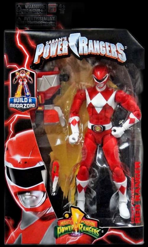 Bandai America Power Rangers Legacy Build A Megazord Red Ranger MMPR Action Figure