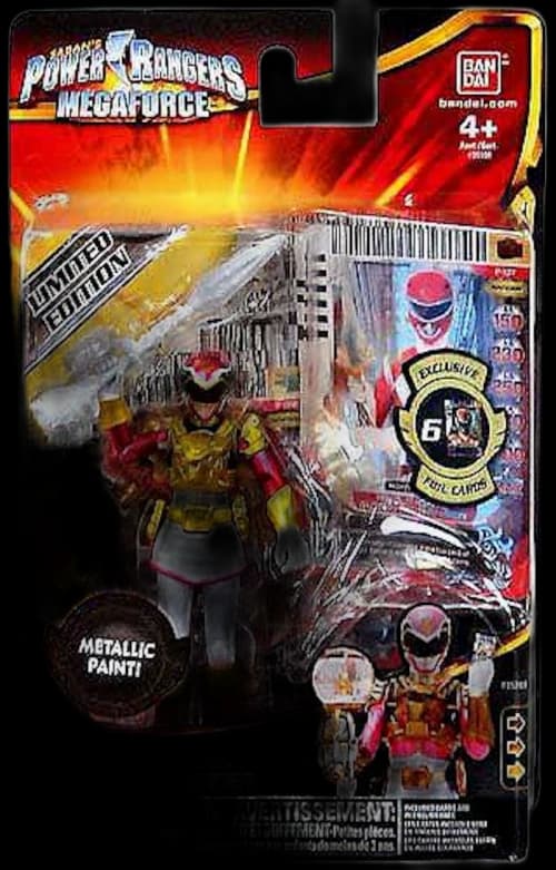 Bandai America Power Rangers Megaforce Ultra Metallic Force Pink Ranger Action Figure