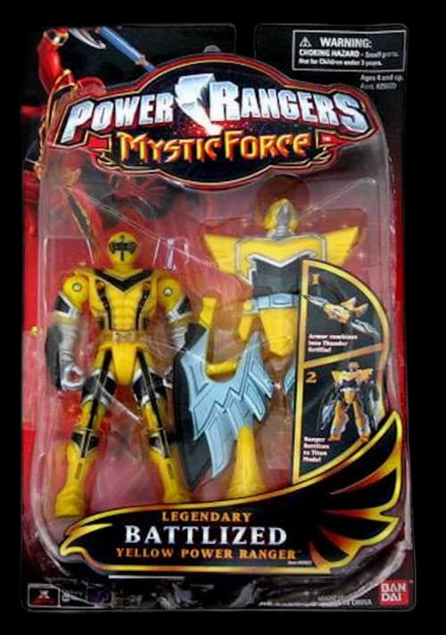 Bandai America Power Rangers Mystic Force Legendary Battlized Yellow Power Ranger Action Figure