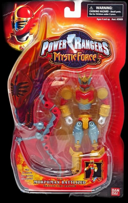 Bandai America Power Rangers Mystic Force Red Morphmax Battlized Dragon Fire Ranger Action Figure