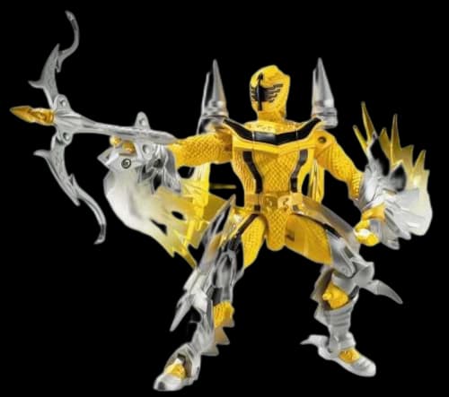 Bandai America Power Rangers Mystic Force Yellow Ranger to Thunder Dragon Action Figure